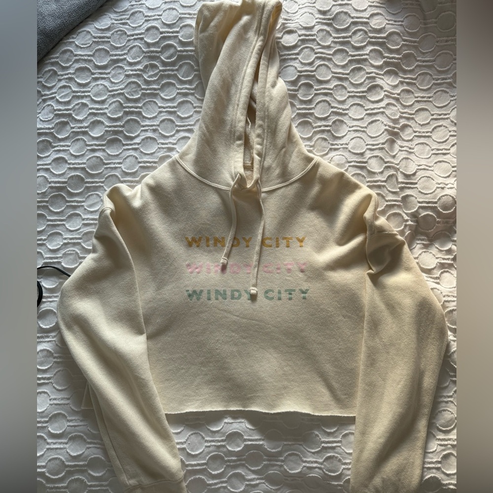 Alice & Wonder cropped Windy City sweatshirt